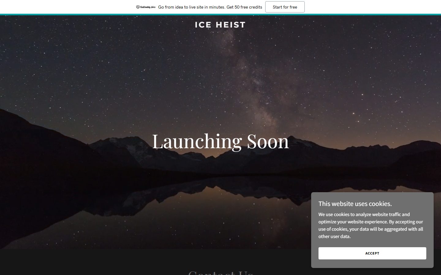 Ice Heist homepage