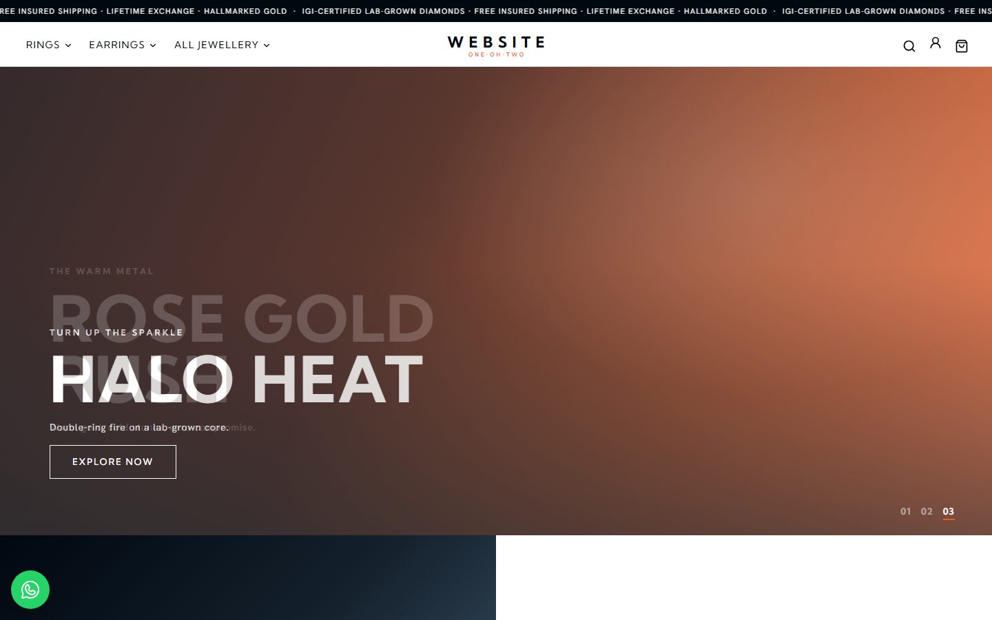 Website-102 homepage