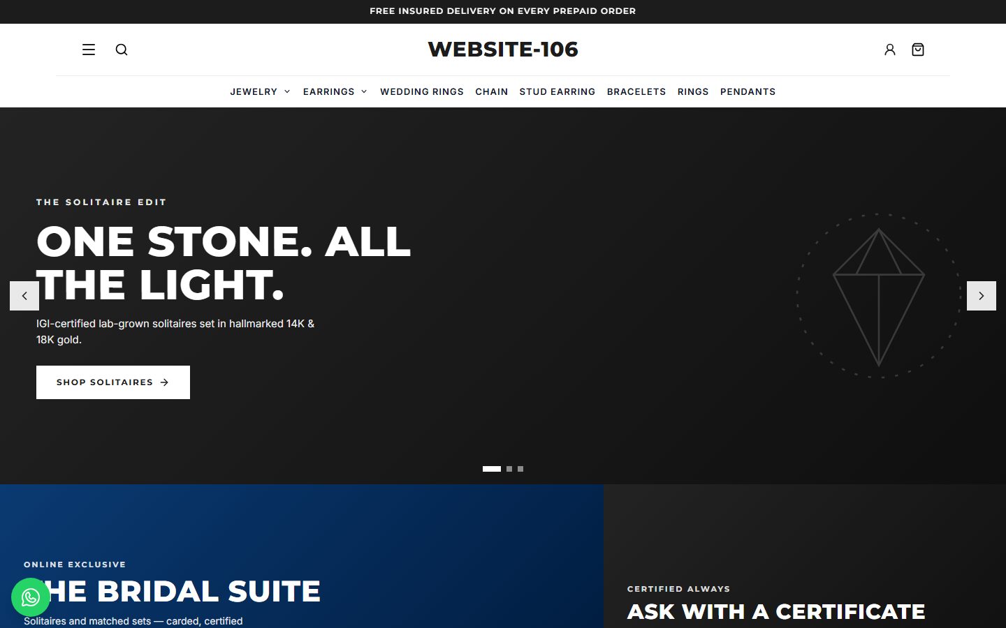 Website-106 homepage