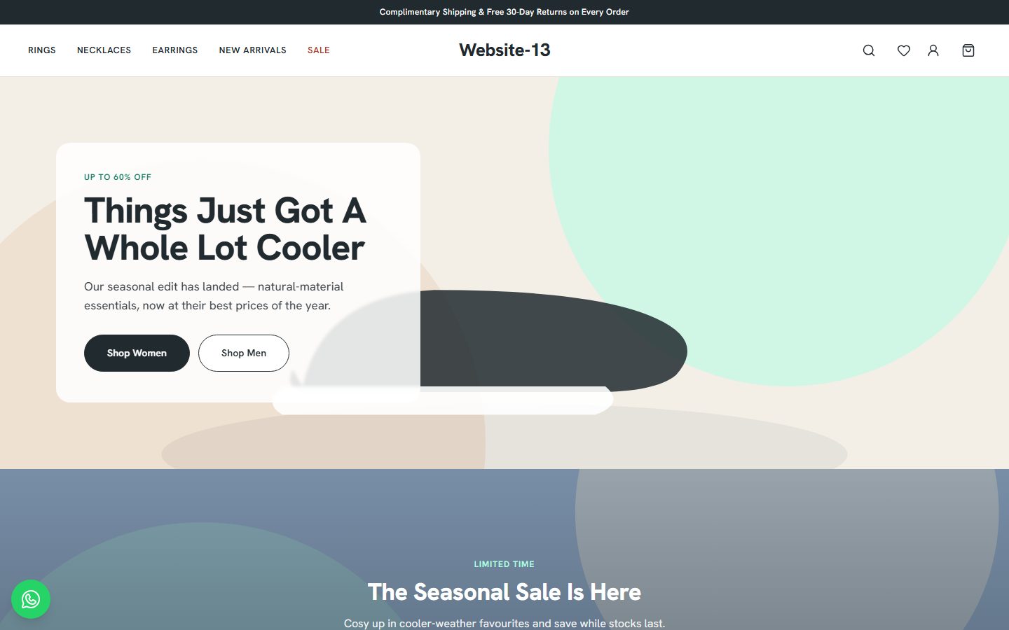 Website-13 homepage