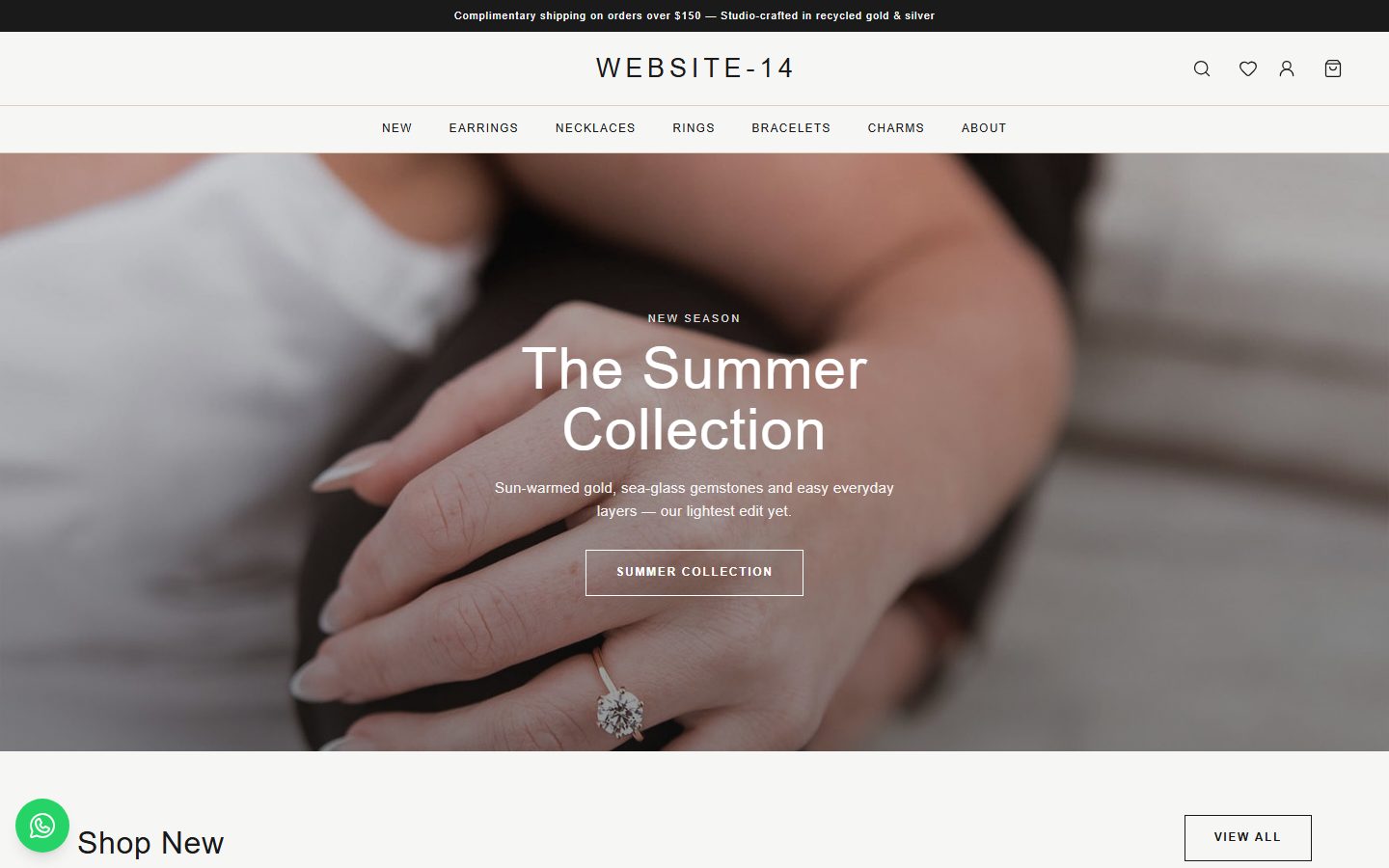 Website-14 homepage