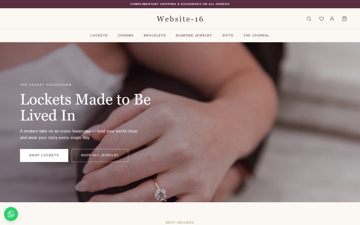 Website-16 homepage
