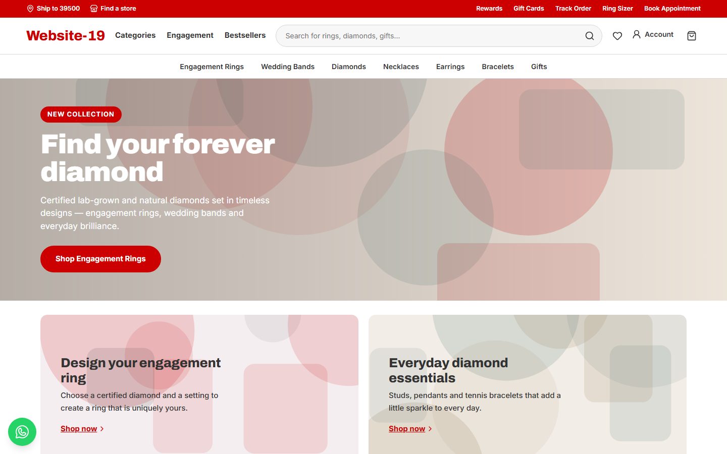 Website-19 homepage