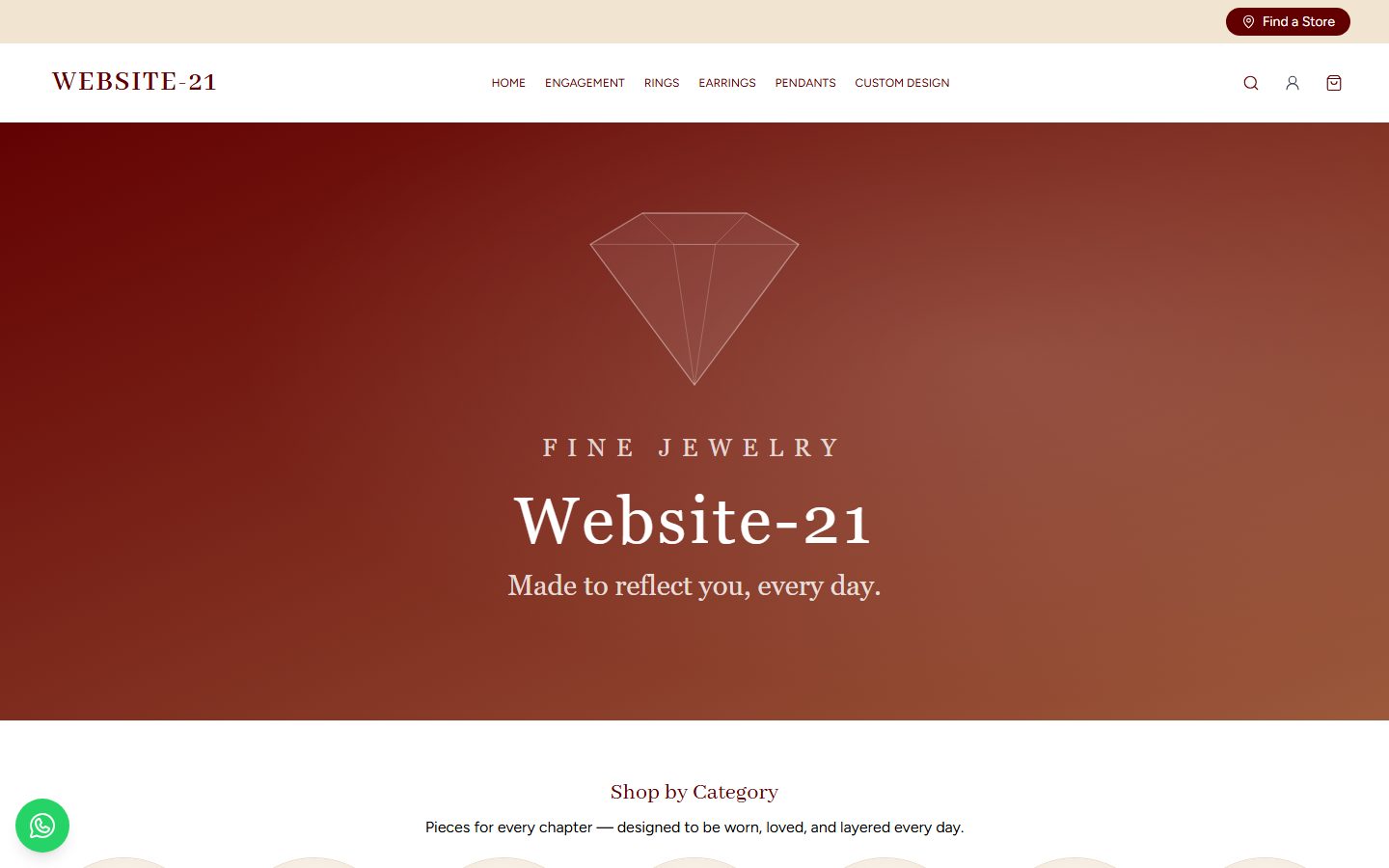 Website-21 homepage
