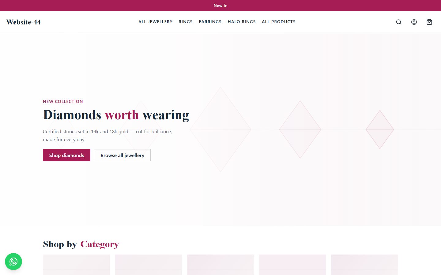 Website-44 homepage