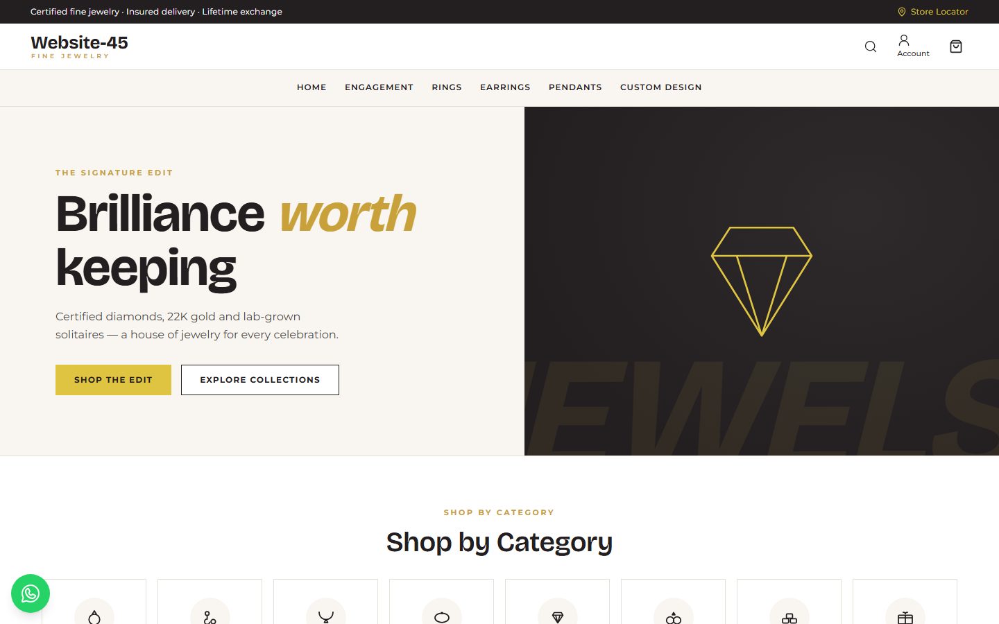 Website-45 homepage