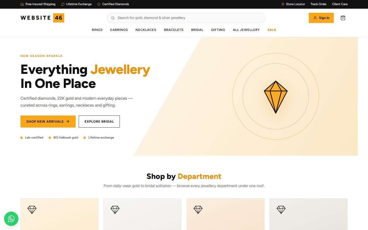 Website-46 homepage