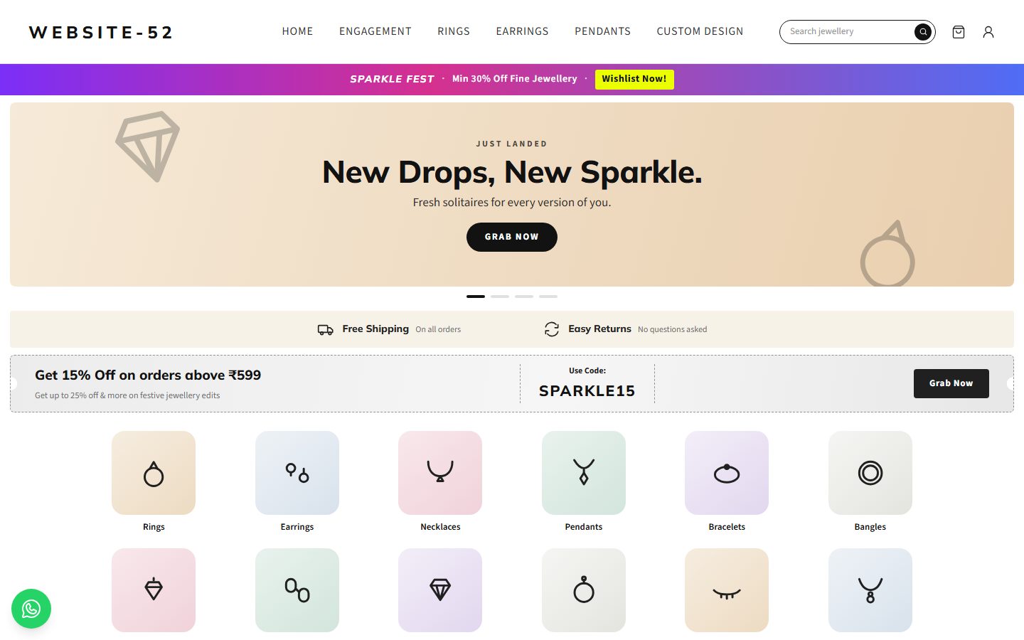 Website-52 homepage
