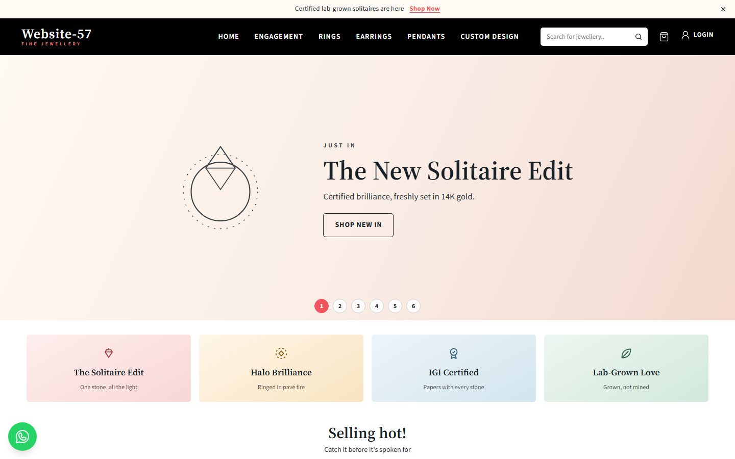Website-57 homepage