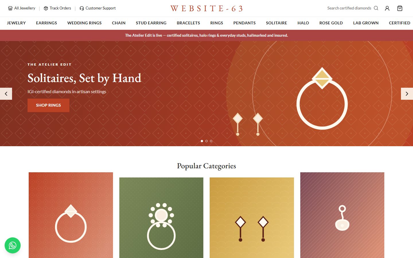 Website-63 homepage
