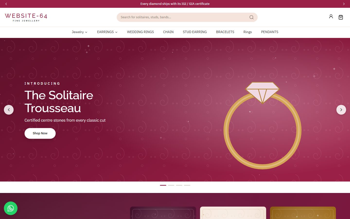 Website-64 homepage