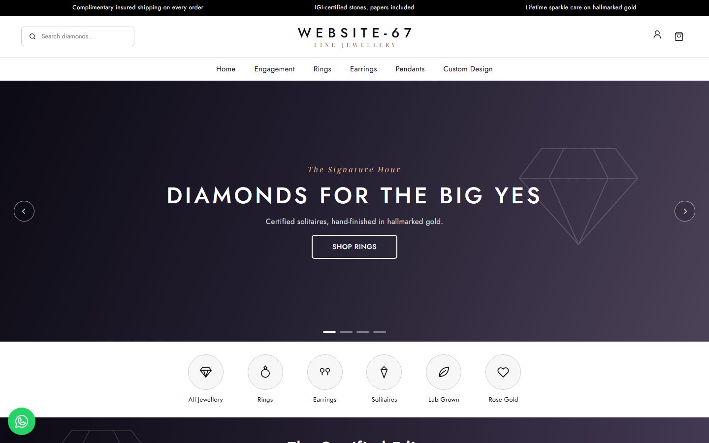 Website-67 homepage