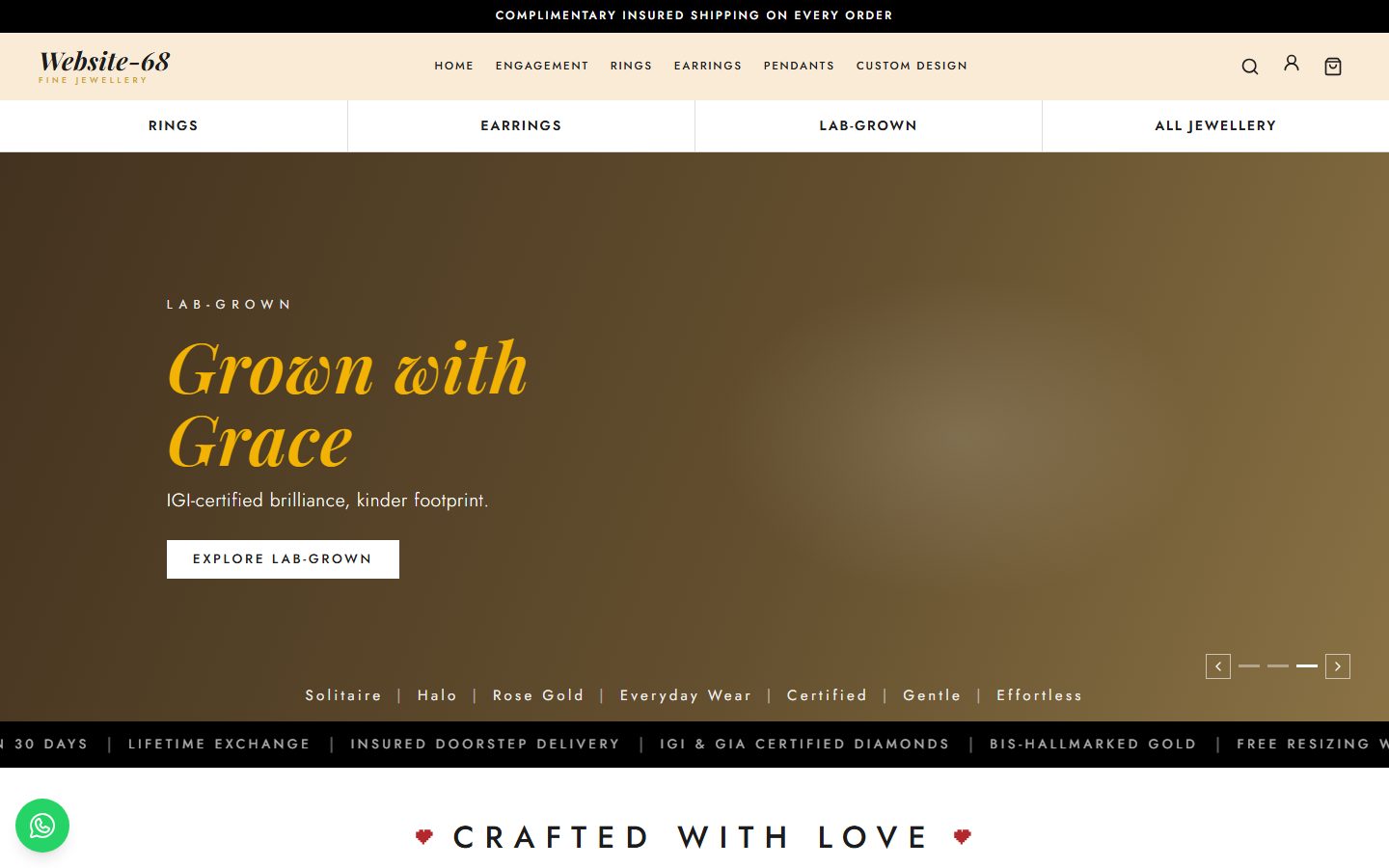 Website-68 homepage