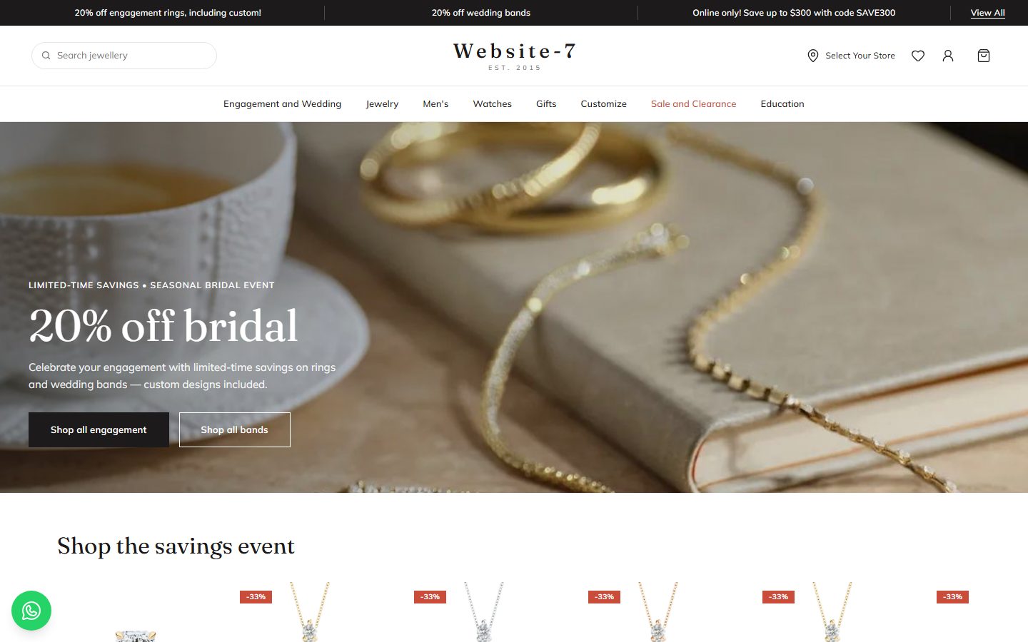 Website-7 homepage