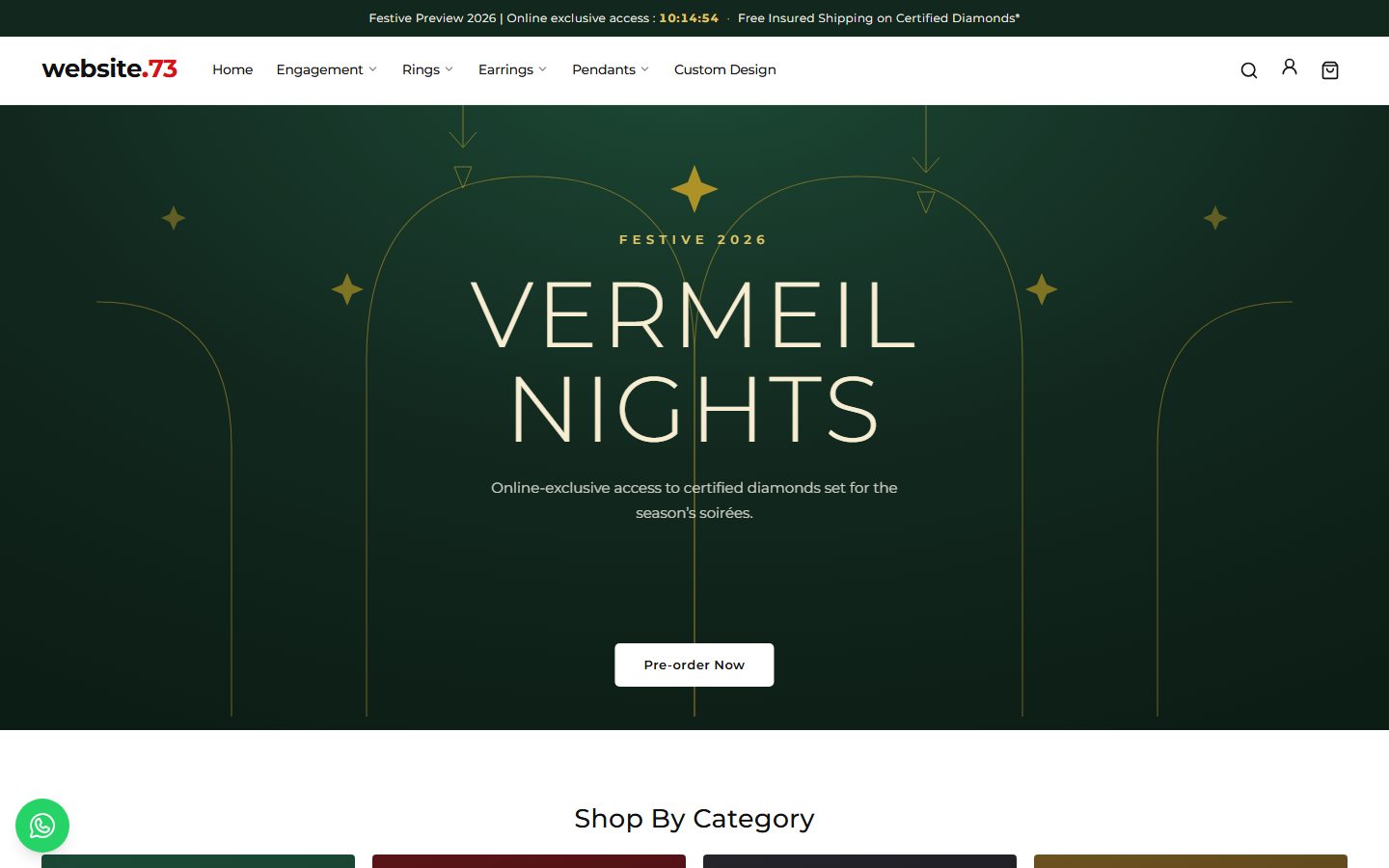 Website-73 homepage