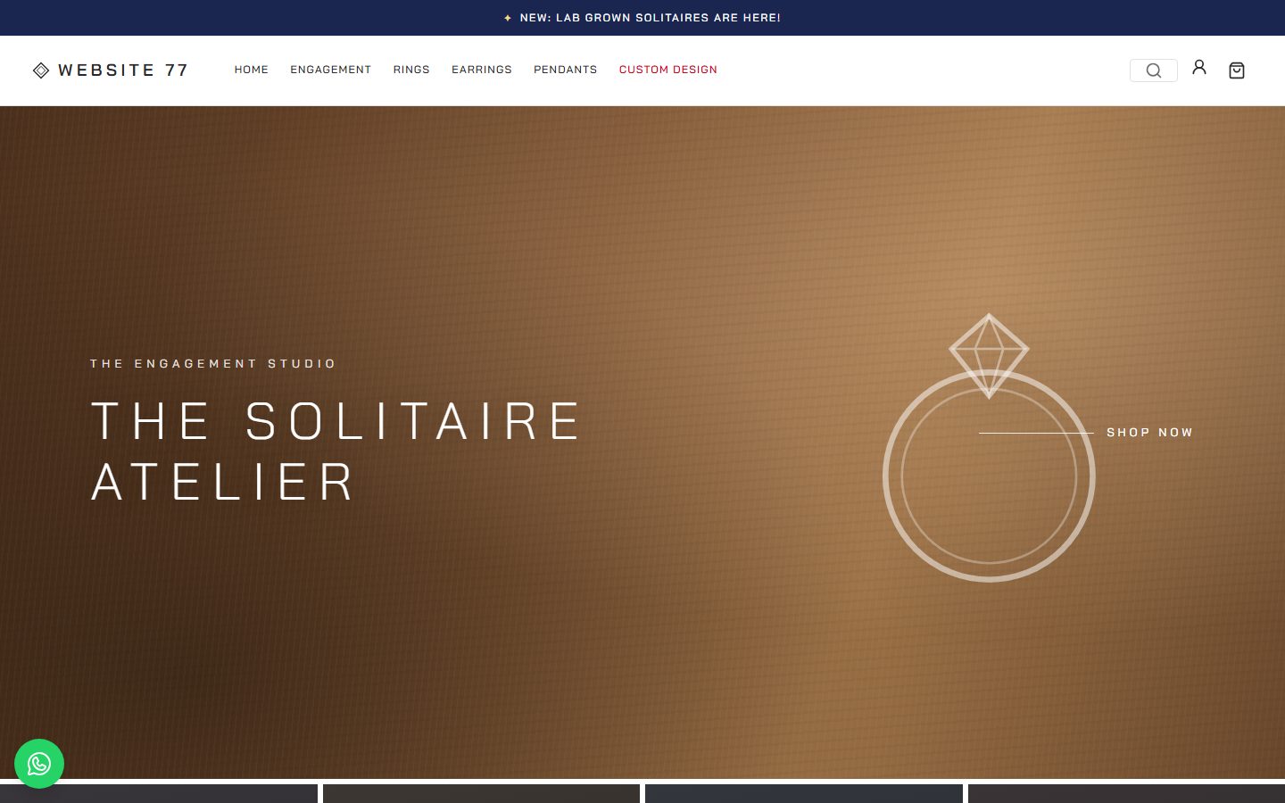 Website-77 homepage