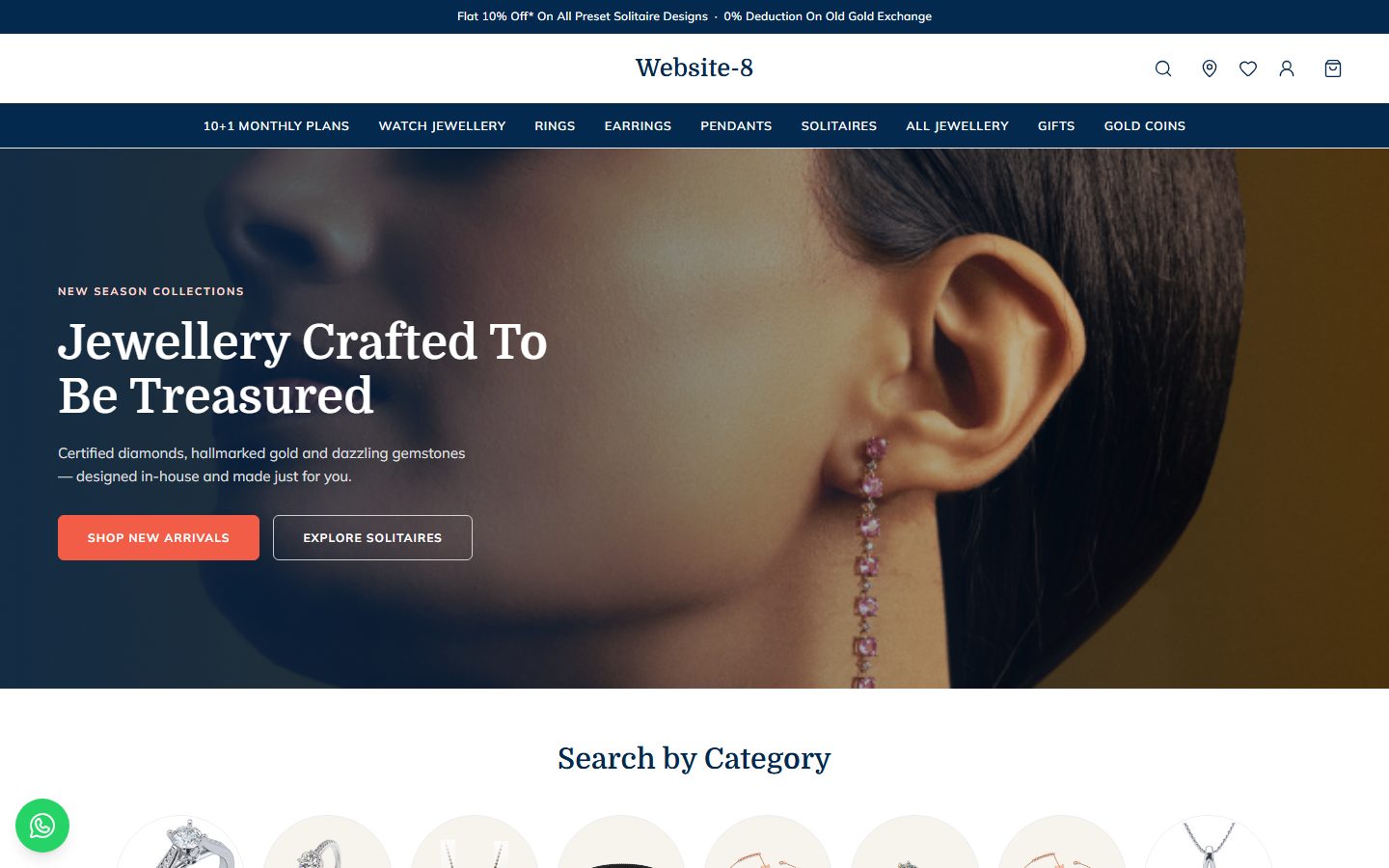 Website-8 homepage