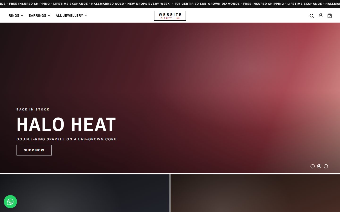 Website-80 homepage