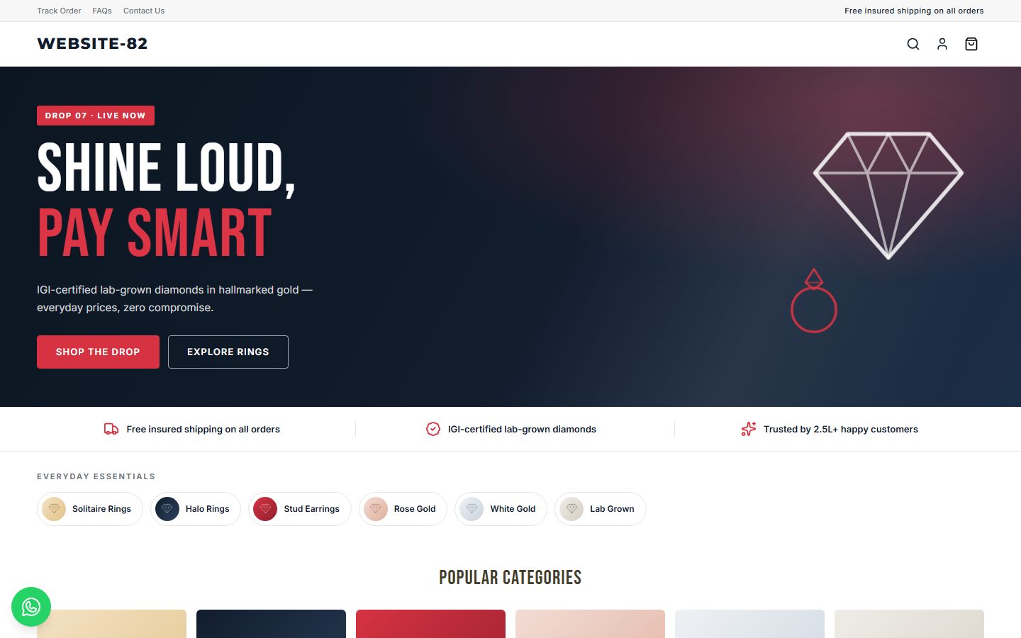 Website-82 homepage