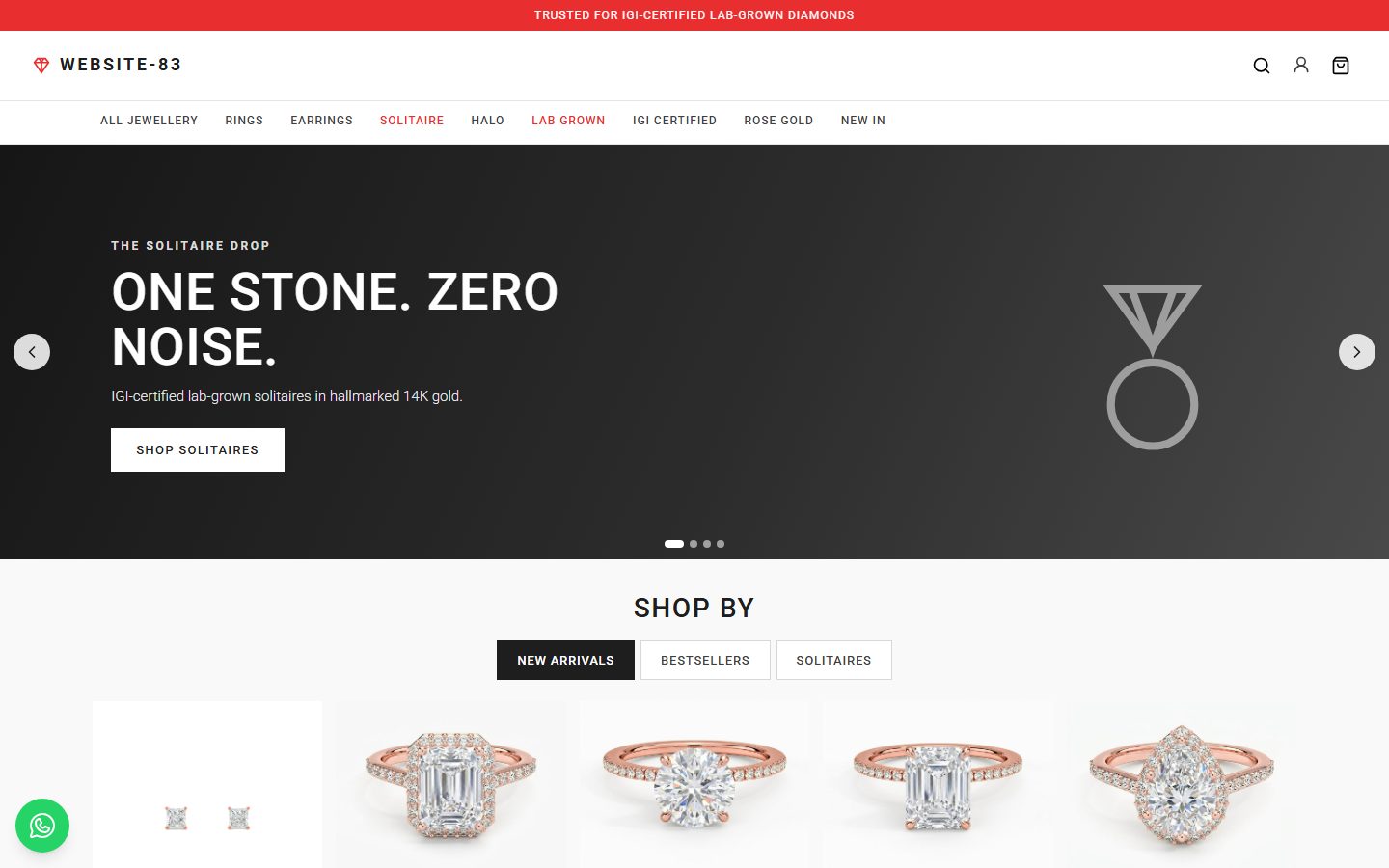 Website-83 homepage