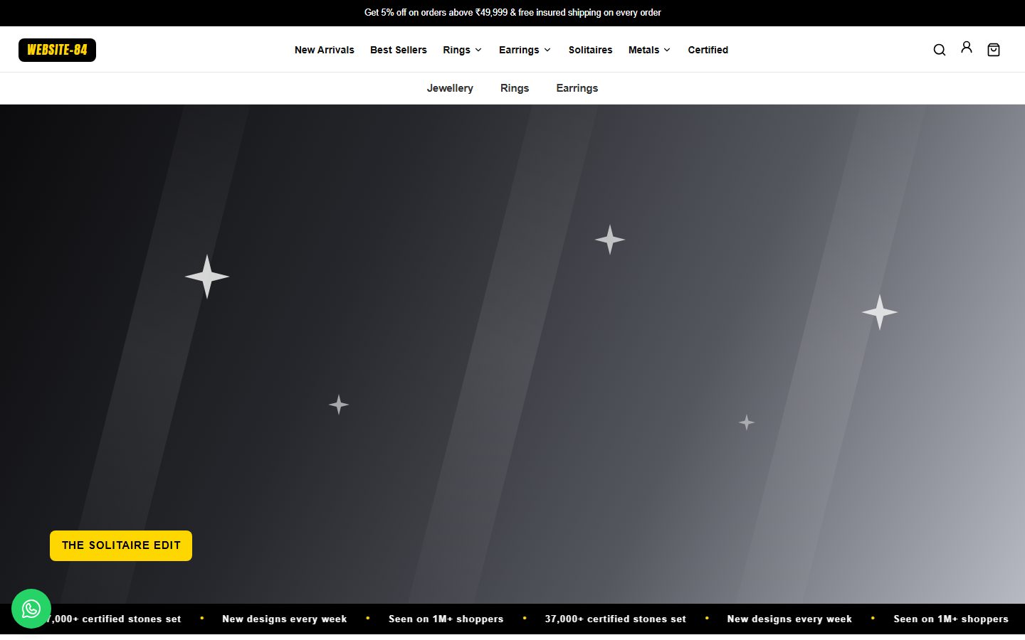 Website-84 homepage
