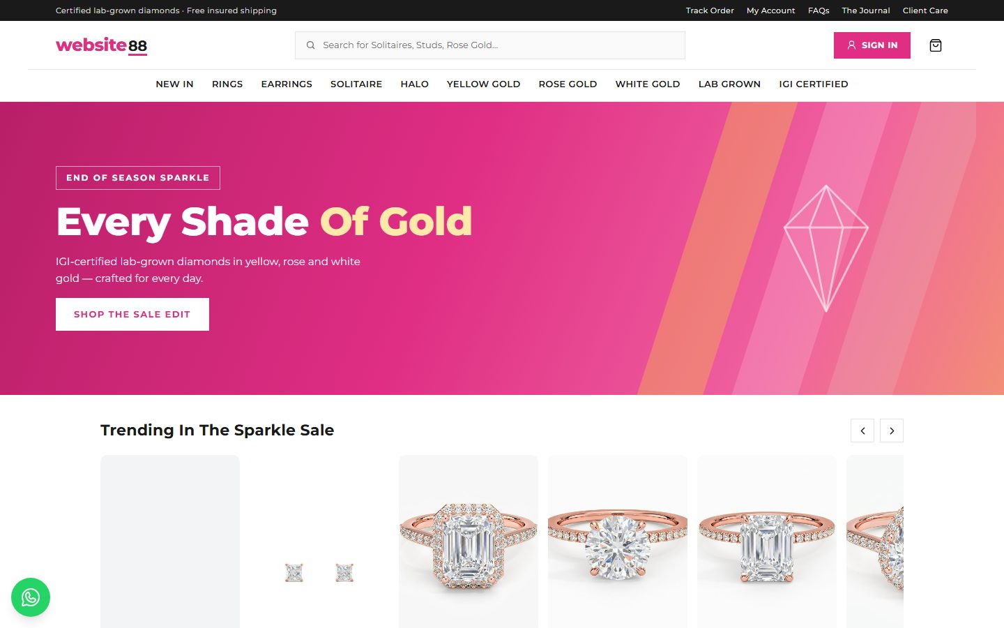 Website-88 homepage
