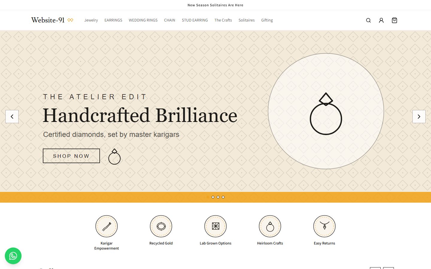 Website-91 homepage