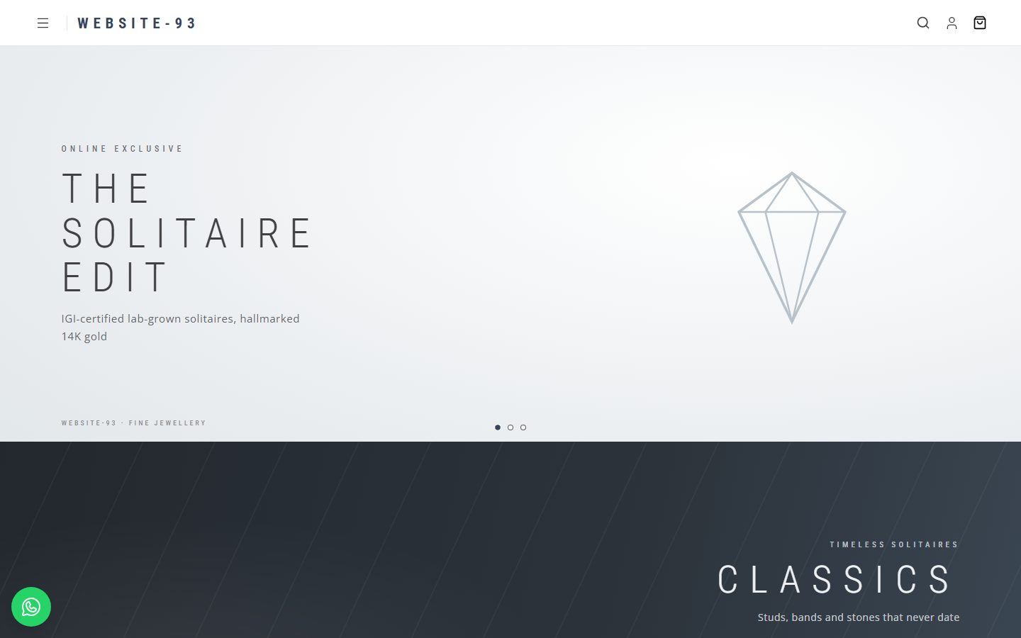 Website-93 homepage