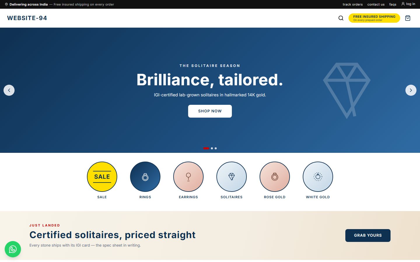Website-94 homepage