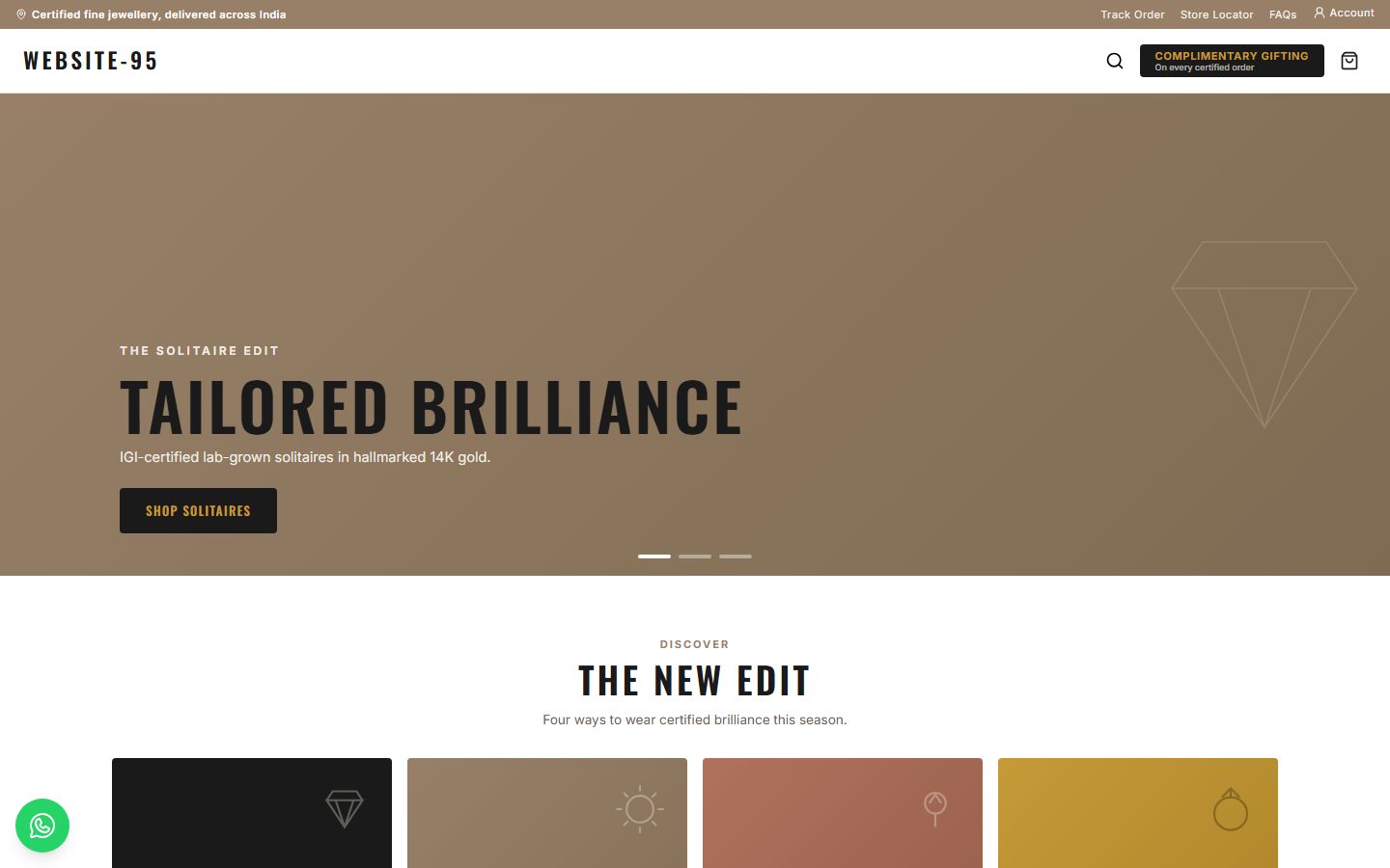 Website-95 homepage