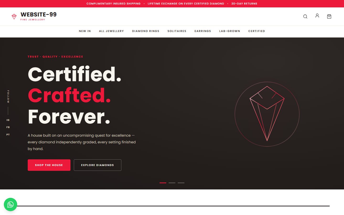 Website-99 homepage